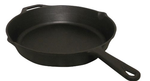 King Kooker CIFP12S Pre-seasoned Cast Iron Skillet, 12-Inch