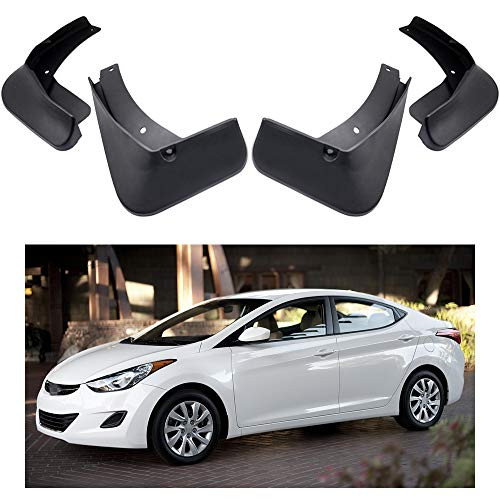 MOERTIFEI Car Mudguard Fender Mud Flaps Splash Guards Kit fit for Hyundai Elantra 2011-2016 12 13 14 15
