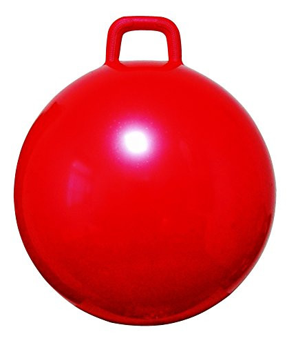AppleRound Space Hopper Ball with Air Pump: 28in/70cm Diameter for Age 13+, Hop Ball, Kangaroo Bouncer, Hoppity Hop, Jumping Ball, Sit & Bounce