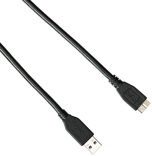Comprehensive Cable USB cable, 3', Black (USB3-A-MCB-3ST)