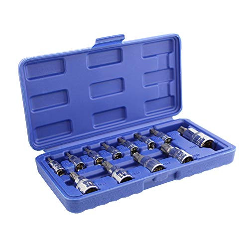 ABN Torx Plus Socket Set Star Bit Set, 5 Star Tamper Proof Bit Set, Tamper Proof Torx Bit Set  12-Piece Torx Set
