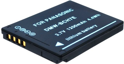 Xit XTBCH7 Lithium Battery for Panasonic BCH7 Replacement for Lumix Cameras (Black)