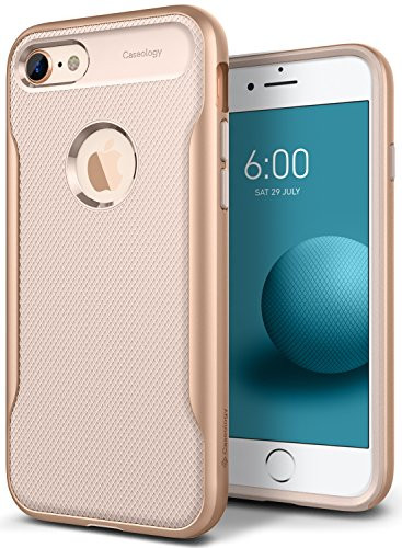 Caseology Apex 2 for Apple iPhone 8 Case (2017) / for iPhone 7 Case (2016) - Beige Gold