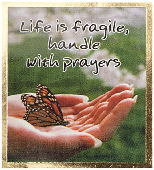 Gift Trenz Life is Fragile, Handle with Prayers Magnetic Bookmark Gift Trenz Life is Fragile, Handle with Prayers Magnetic Bookmark