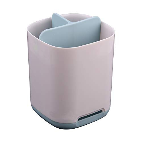 Toothbrush Holder,Bathroom Toothpaste Organizer,Multifunctional Toothbrush Stand Easy Store Toothpaste Caddy for Electric Toothbrush, Toothpaste,Shaver(Blue,Small)