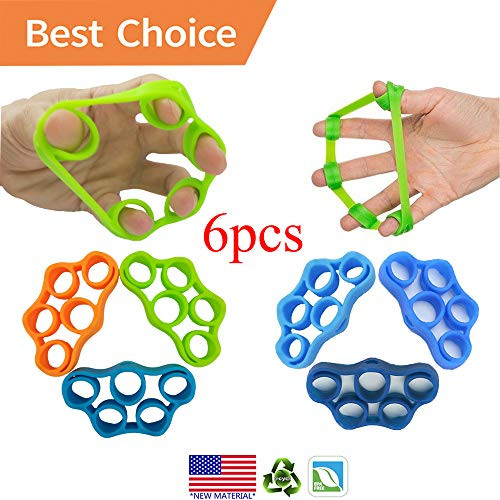 Pnrskter Hand Grip Strengthener, Finger Exerciser, Grip Strength TrainerNEW MATERIALForearm Grip Workout, Finger Stretcher, Relieve Wrist Pain, Carpal Tunnel.
