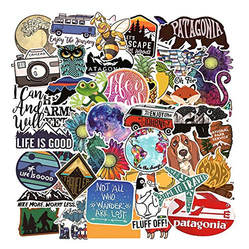 Stickers for Water Bottles Big 53 Pack,Sanmatic Cute Funny Stickers for Teens,Girls,Adults | Perfect for Waterbottle,Laptop,Phone,Hydro Flask Travel Vinyl Stickers Waterproof