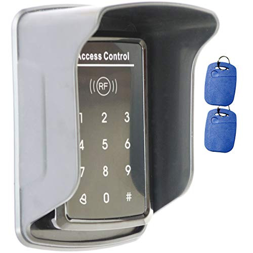 Supreform Weatherproof Universal 12-24VDC Digital Touch-Key Wired Keypad for Garage Door, Access Control Systems and Gate Opener, Code or ID Card Access