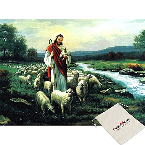Omega Jesus A Sheep - 500 Piece Jigsaw Puzzle [Pouch Included]