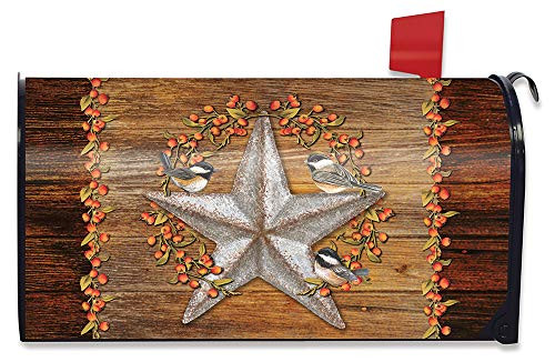 Briarwood Lane Harvest Barnstar Welcome Magnetic Mailbox Cover Fall Primitive Standard