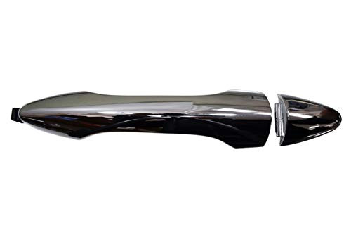 PT Auto Warehouse HY-3504M-RLK - Exterior Outer Outside Door Handle, Chrome - Rear Left Driver Side