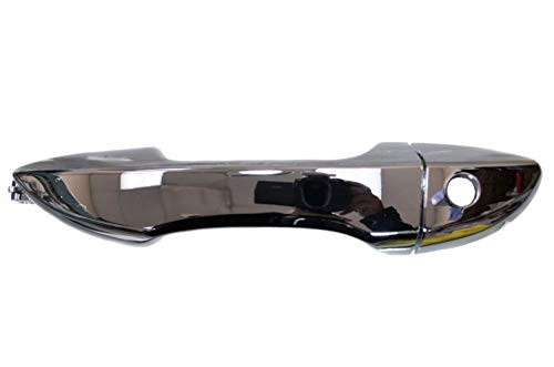 PT Auto Warehouse TO-3289M-FL - Exterior Outer Outside Door Handle, Chrome - Front Left Driver Side