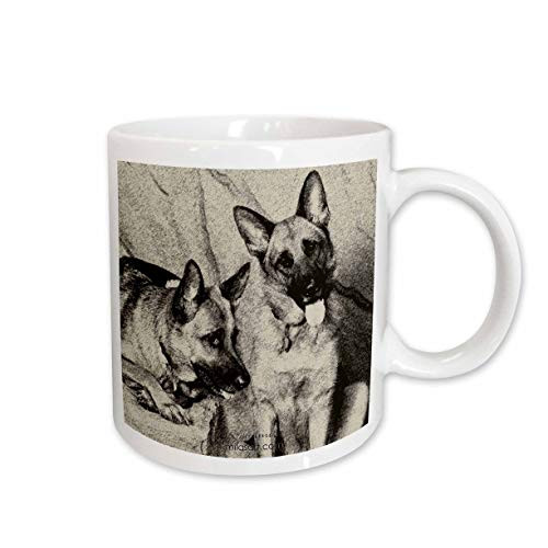 3dRose German Shepherd Mug, 15-Ounce