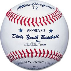 Macgregor Youth 72 Official Dixie Baseball (One Dozen)
