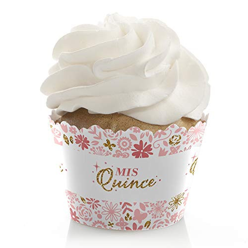 Mis Quince Anos - Quinceanera Sweet 15 Birthday Party Decorations - Party Cupcake Wrappers - Set of 12 Mis Quince Anos - Quinceanera Sweet 15 Birthday Party Decorations - Party Cupcake Wrappers - Set of 12