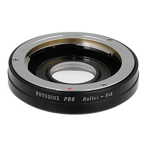 Fotodiox Pro Lens Mount Adapter Compatible with Rollei (QBM) 35mm Film Lenses to Nikon F-Mount Cameras