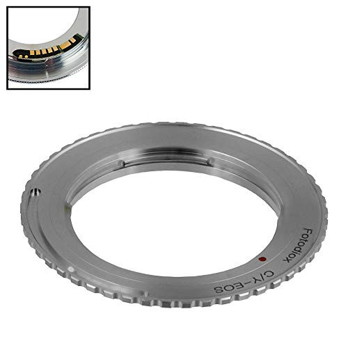 Fotodiox Lens Mount Adapter Compatible with Contax/Yashica (CY) SLR Lens to Canon EOS (EF, EF-S) Mount D/SLR Camera Body - with Gen10 Focus Confirmation Chip Fotodiox Lens Mount Adapter Compatible with Contax/Yashica (CY) SLR Lens to Canon EOS (EF, EF-S) Mount D/SLR Camera Body - with Gen10 Focus Confirmation Chip