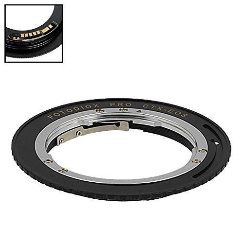 Fotodiox Pro Lens Mount Adapter Compatible with Contax/Yashica (CY) SLR Lens to Canon EOS (EF, EF-S) Mount D/SLR Camera Body - with Gen10 Focus Confirmation Chip Fotodiox Pro Lens Mount Adapter Compatible with Contax/Yashica (CY) SLR Lens to Canon EOS (EF, EF-S) Mount D/SLR Camera Body - with Gen10 Focus Confirmation Chip