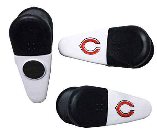 NFL Football CHICAGO BEARS Refrigerator Magnet Set / CHICAGO BEARS Chip Clips