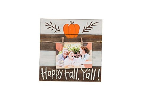 Glory Haus 12" x 12" Happy Fall Y'all Clip Picture Frame