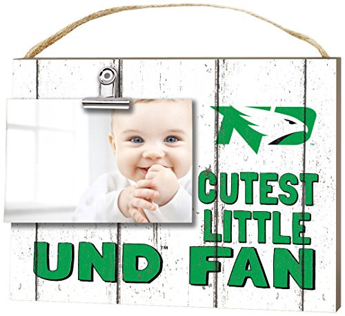 KH Sports Fan 10"x8" North Dakota Clip It Weathered Baby Logo Collage Photo Frame