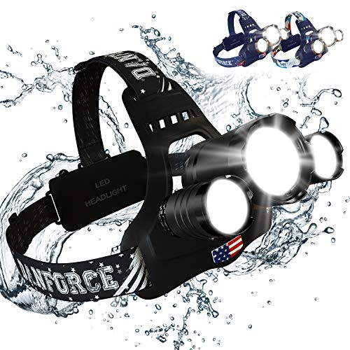 DanForce Headlamp, Ultra Bright Rechargeable LED Headlamp,CREE 1080 Lumens,Zoomable Head Lamp Flashlight. Headlight USB Rechargeable, IPX45 HeadLamps for Camping, Outdoors, Adults,Red Light Include. DanForce Headlamp, Ultra Bright Rechargeable LED Headlamp,CREE 1080 Lumens,Zoomable Head Lamp Flashlight. Headlight USB Rechargeable, IPX45 HeadLamps for Camping, Outdoors, Adults,Red Light Include.