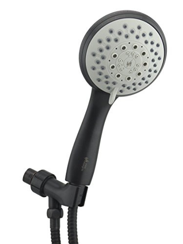 Vida Alegría H5+ Handheld Shower Head; with Steel Hose, Holder, 5 Sprays; 2.5 gpm (Oil Rubbed Bronze)