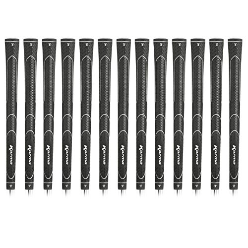 Karma Super Light Standard 13 Piece Golf Grip Bundle, Black