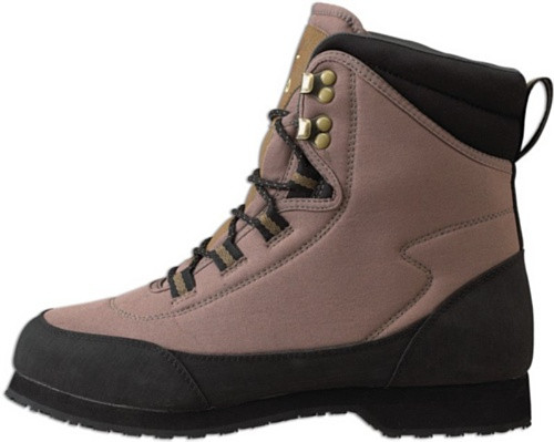 Caddis Men's Ultralite Taupe and Black EcoSmart Grip Sole with Studs Wading Shoe, 12