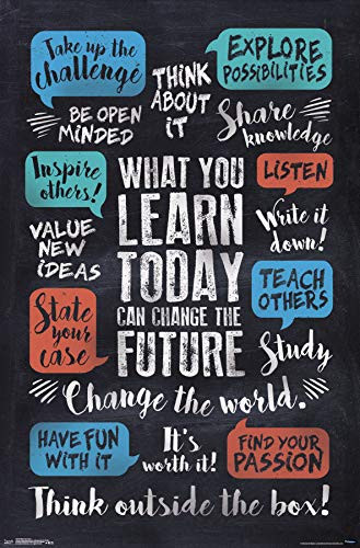 Trends International What You Learn Clip Bundle Wall Poster 22.375" x 34" Multi