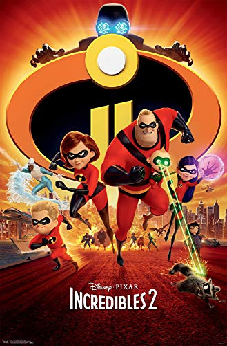 Trends International The Incredibles 2-One Sheet Clip Bundle Wall Poster, 22.375" x 34", Multi