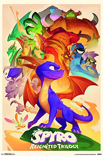 Trends International Spyro Reignited-Classic Clip Bundle Wall Poster 22.375" x 34" Multi
