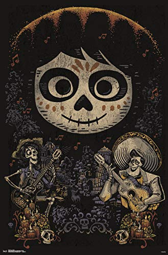 Trends International Coco-Skulls Clip Bundle Wall Poster 22.375" x 34" Multi