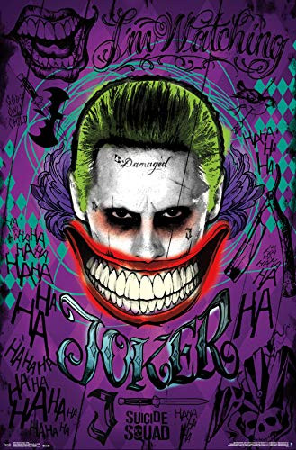 Trends International Suicide Squad-Joker Clip Bundle Wall Poster 22.375" x 34" Multi