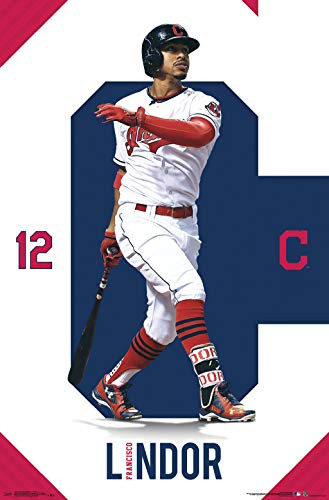 Trends International Cleveland Indians-Francisco Lindor Clip Bundle Wall Poster, 22.375" x 34", Multi