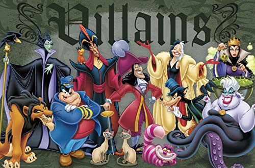 Trends International Disney-Villains Clip Bundle Wall Poster, 22.375" x 34", Multi