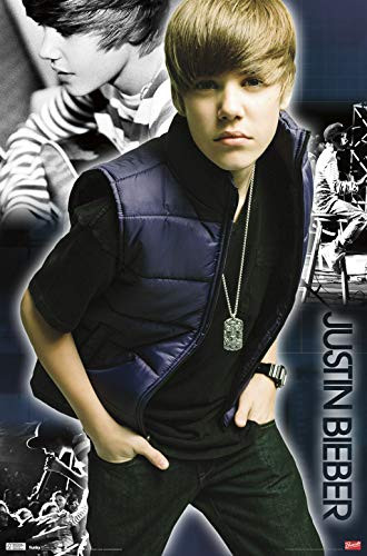 Trends International Justin Bieber-Cool Clip Bundle Wall Poster, 22.375" x 34", Multi