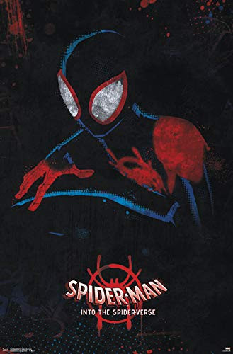 Trends International Man: Spider-Verse-Shadow Clip Bundle Wall Poster, 22.375" x 34", Multi