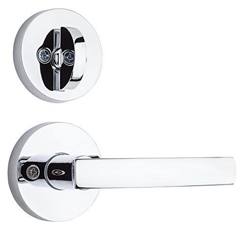 Kwikset 99660-130 Sydney Round Single Cylinder Interior Pack Lever, Polished Chrome