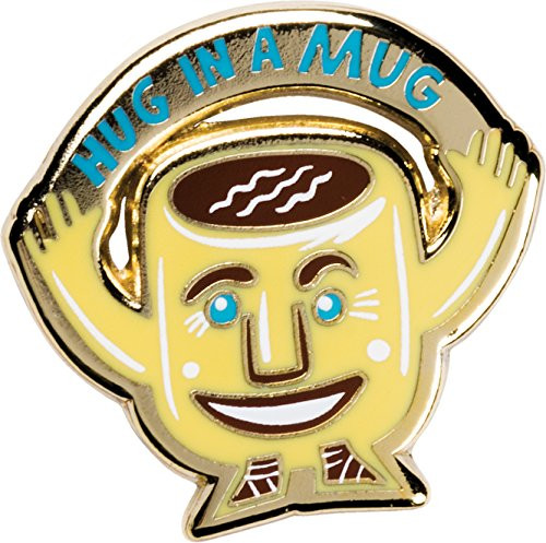 LOL Enamel Pin - Coffee Is Like A Hug in a Mug