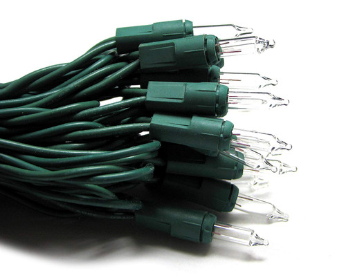 G.E String-A-Long Constant ON 100 Miniature Christmas Lights 20.6ft Lighted Length