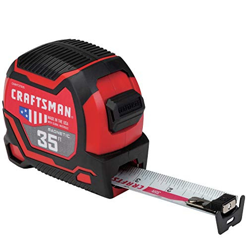 CRAFTSMAN Tape Measure 35-Foot, Magnetic (CMHT37935S)