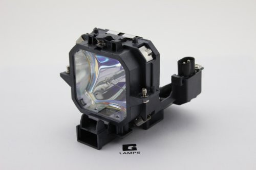 GLAMPS ELPLP21 / V13H010L21 Replacement Lamp with Housing for Epson Projectors