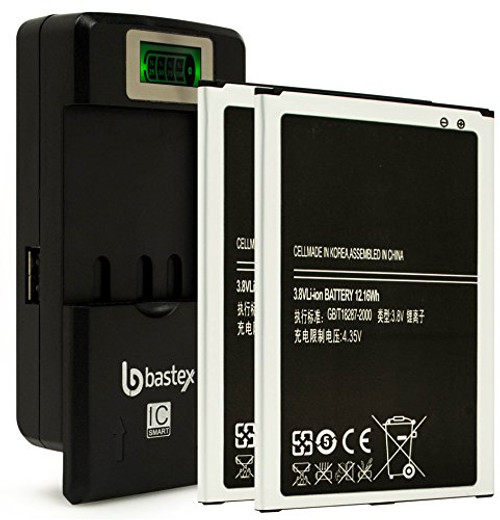 Two (2pk) Bastex Battery for Samsung Galaxy Mega 6.3 / i9200 / AT&T SGH-I527+Plus One (1) Bastex External Dock LCD Battery Charger Two (2pk) Bastex Battery for Samsung Galaxy Mega 6.3 / i9200 / AT&T SGH-I527+Plus One (1) Bastex External Dock LCD Battery Charger