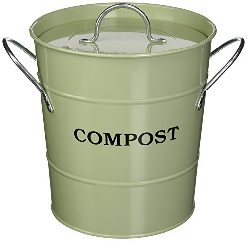 Exaco Trading Co. CPBG 01 Exaco 2-in-1 Indoor Compost Bucket, 1 Gallon, Green Exaco Trading Co. CPBG 01 Exaco 2-in-1 Indoor Compost Bucket, 1 Gallon, Green