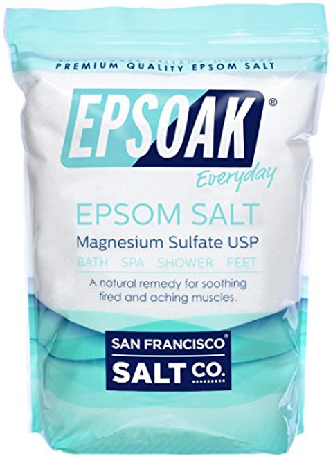 Epsoak Epsom Salt 5 lbs. Magnesium Sulfate USP Epsoak Epsom Salt 5 lbs. Magnesium Sulfate USP