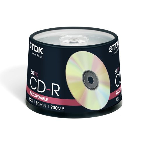 TDK - 50 x CD-R - 700 MB ( 80 Min ) 52x