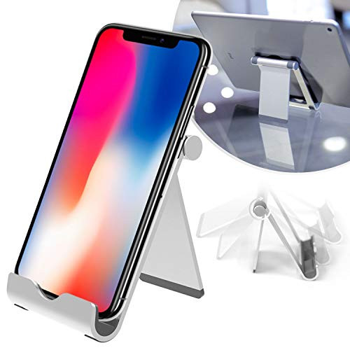 Desire2 View Cell Phone Stand Holder Mobile Phone Dock Compatible for iPhone Xs Max XR 8 Plus 6 7 6S X 5 Samsung Galaxy S10 S9 S8 S7 Edge S6 Android Smartphone Holder for Desk Adjustable Foldable Desire2 View Cell Phone Stand Holder Mobile Phone Dock Compatible for iPhone Xs Max XR 8 Plus 6 7 6S X 5 Samsung Galaxy S10 S9 S8 S7 Edge S6 Android Smartphone Holder for Desk Adjustable Foldable