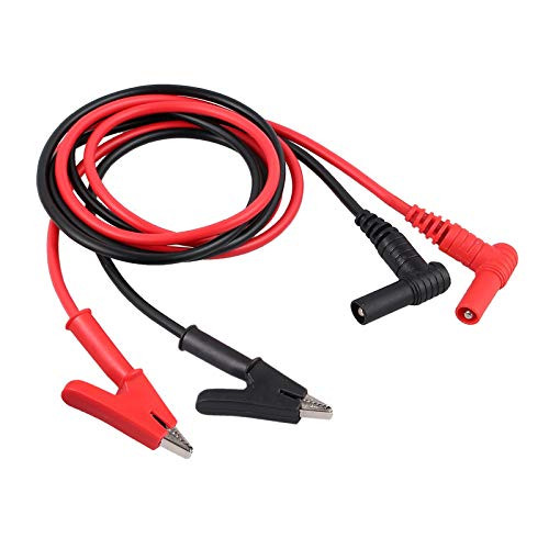 Proster Copper Banana Plug to Alligator Clip Test Lead 15A 1000V 1m Multimeter Banana Plug Multimeter Lead Electronic Test Lead