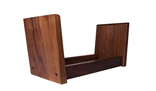 Ruach Vinyl Holder and Display for Records - Natural Hardwood - Fits 12" LPs and 7" Singles - Holding up to 50 Albums